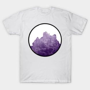 Amethyst cluster T-Shirt